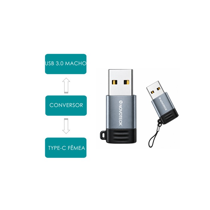 Adaptador USB 2.0 para USB-C HK-034