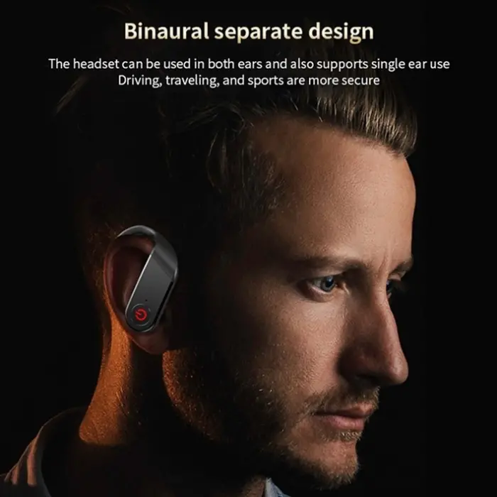 AirPods B10 Bluetooth headphones - separate binaural design