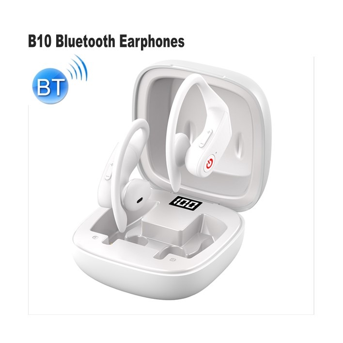 AirPods B10 Bluetooth Earphones White Smart Printer