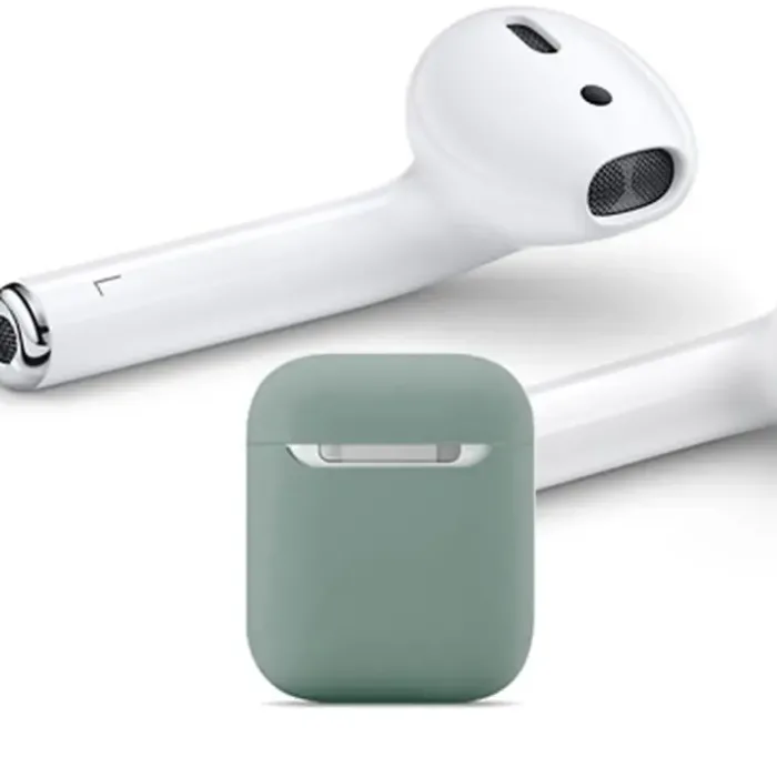 AirPods Silicon Case Greyish Green