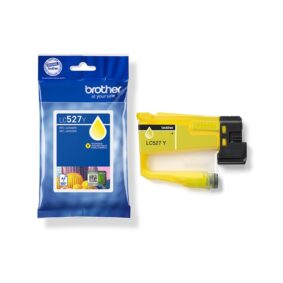 Tinteiro Brother LC527Y Amarelo – Alta qualidade e tinta duradoura, resistente à descoloração. Imprima até 900 páginas A4 com confiança e sustentabilidade