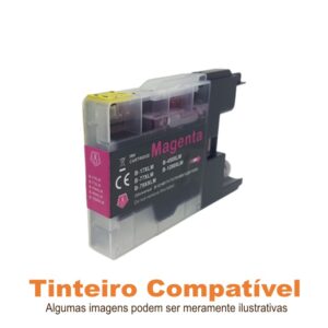 Tinteiro Magenta Brother LC1240M LC1280M Compatível