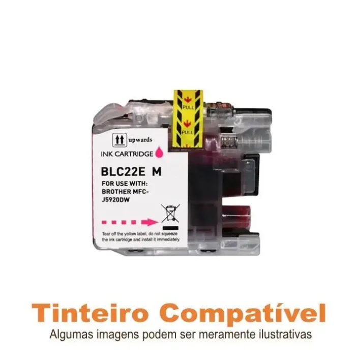 Cartucho de tinta Brother LC22EMBP XL Magenta genérico