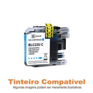 Cartucho Brother LC-22UCBP XL Ciano compatível