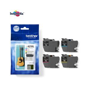Pack 4 Cores Brother LC421XLVAL Original