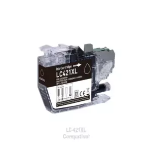 Tinteiro Brother LC-421XLBK Black Compatível