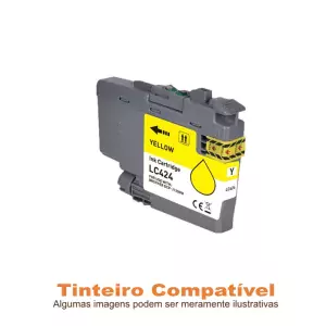 Brother LC-424Y Amarelo compatível