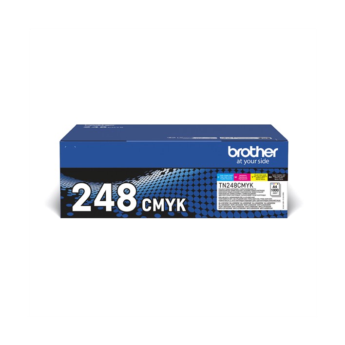 Pack 4 Toners Brother TN-248VAL Original