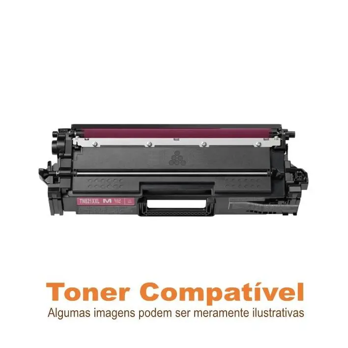 Toner genérico Magenta compatível com Brother TN821XXLM ou TN821XLM