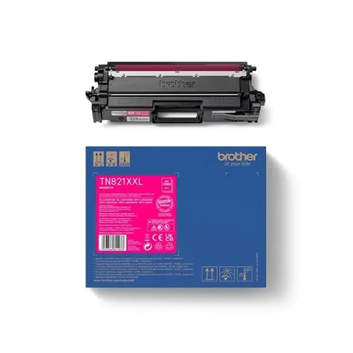 Toner Magenta mega capacidade Brother TN821XXLM original