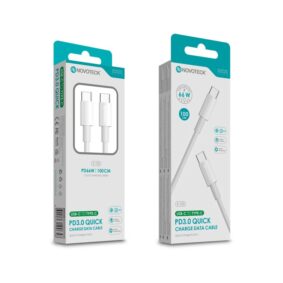 Cabo USB-C para USB-C S-103 – 66W PD - 1 metro