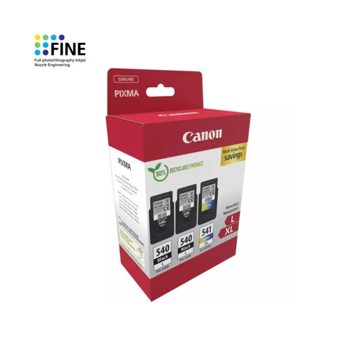 Pack 5224B017 Canon 2xPG540L 1xCL541XL Original