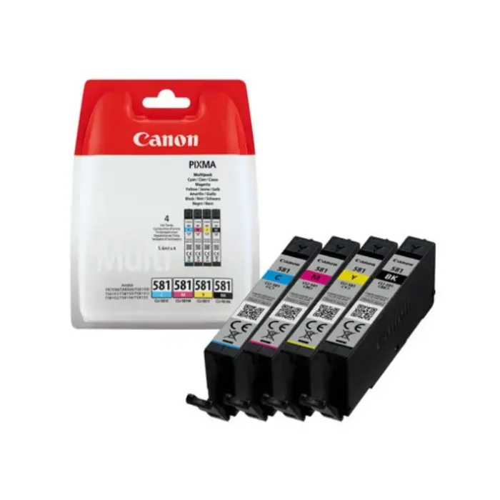 Pack Canon CLI581 BKCMY 4 Colors