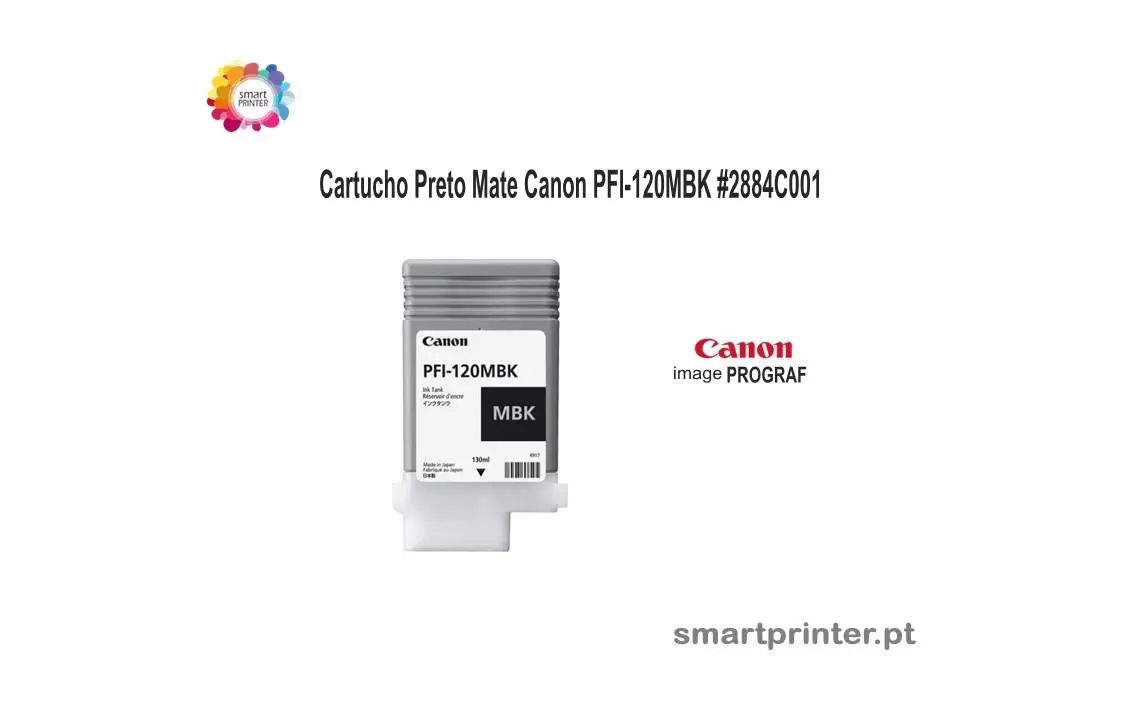 Canon PFI-120 MBK Ink Matte Black Original • Smart Printer