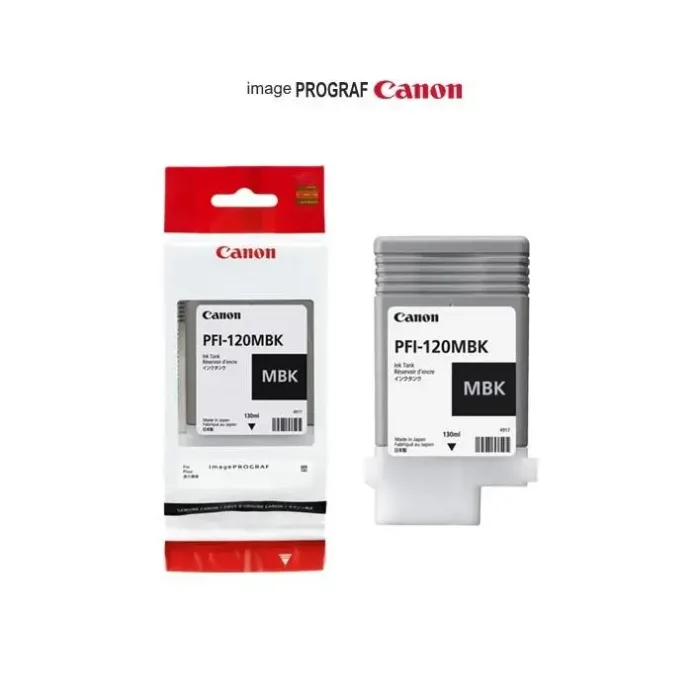 Cartucho de tinta Preto Mate Canon PFI120MBK original 2884C001