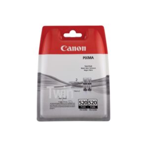 Twin Pack Canon PGI520BK Black Original