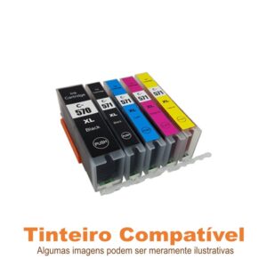 Tinteiros Canon PGI570XL CLI571XL 5 Colors Compatível
