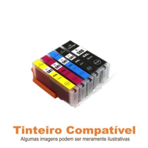 Canon PGI580 CLI581 5Colors Compatíveis