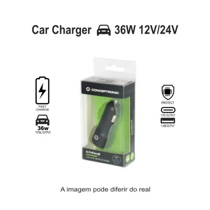 Car Charger Conceptronic ALTHEA03B