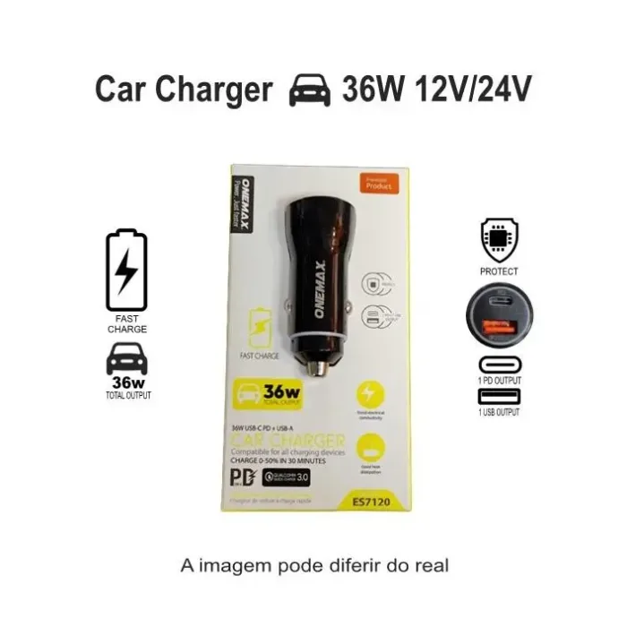 Car Charger ONEMAX ES7120