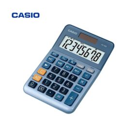 Calculadora Casio MS-80E Secretária 8 Dígitos Azul