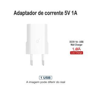 Adaptador de corrente DC 5V 1A