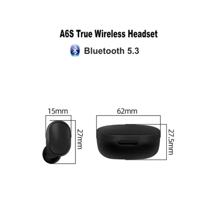 EarPods A6S True Wireless Headsets - Bluetooth V5.3