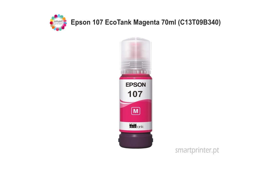 Epson EcoTank 107 Magenta Ink Series • Smart Printer