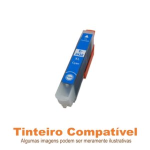 Tinteiro Compatível Epson T2432XL Cyan