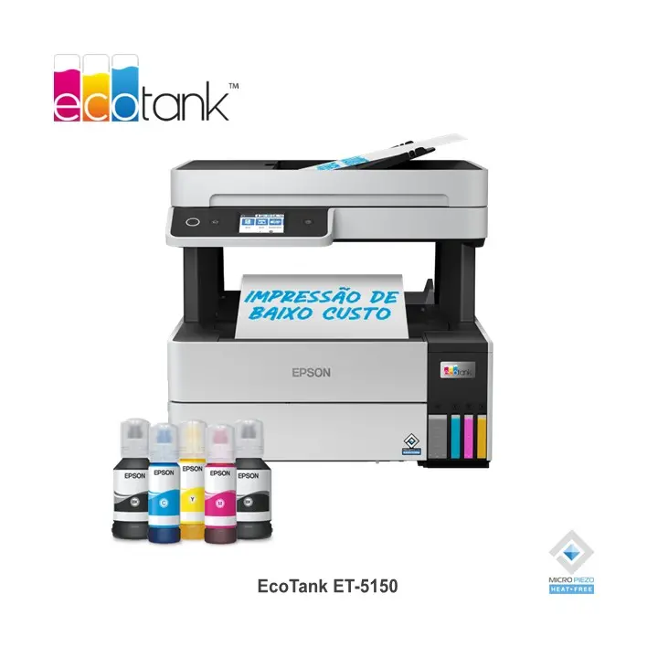 Impressora Multifunções A4 Epson EcoTank ET-5150