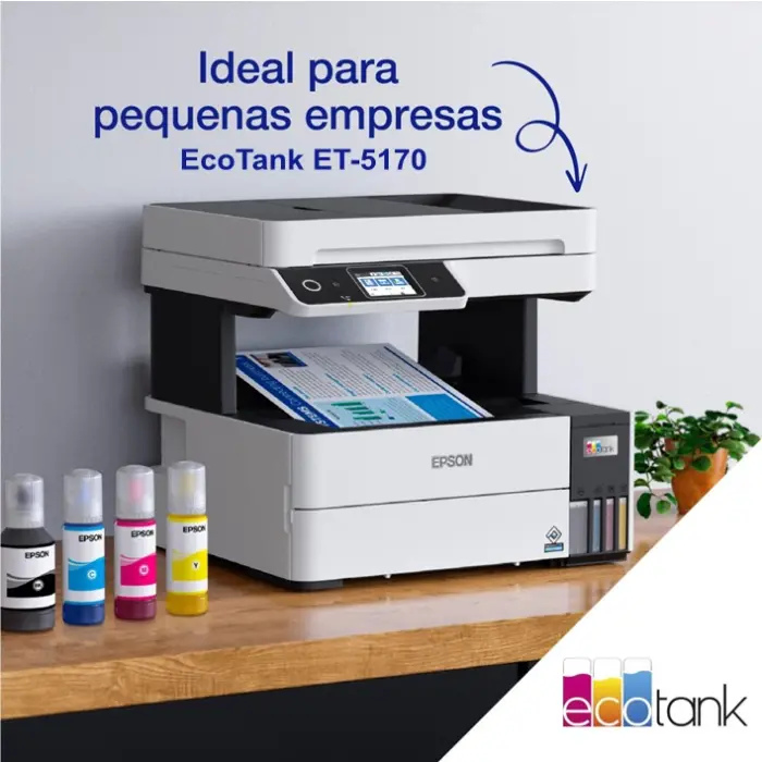 Impressora Multifunções A4 Epson EcoTank ET-5170