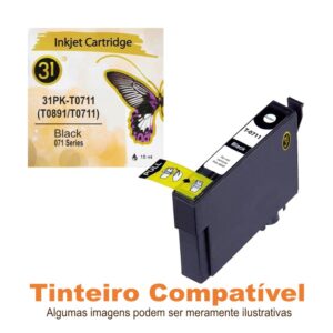 31PK-T0711 Epson T0711BK L31 Genérico
