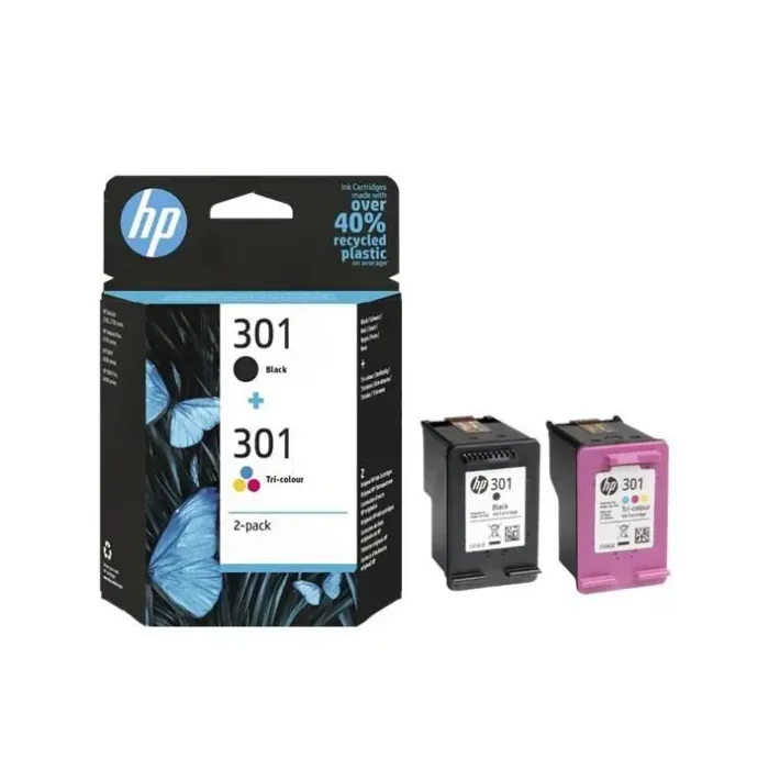 Pack 4 cores HP301 originais N9J72AE