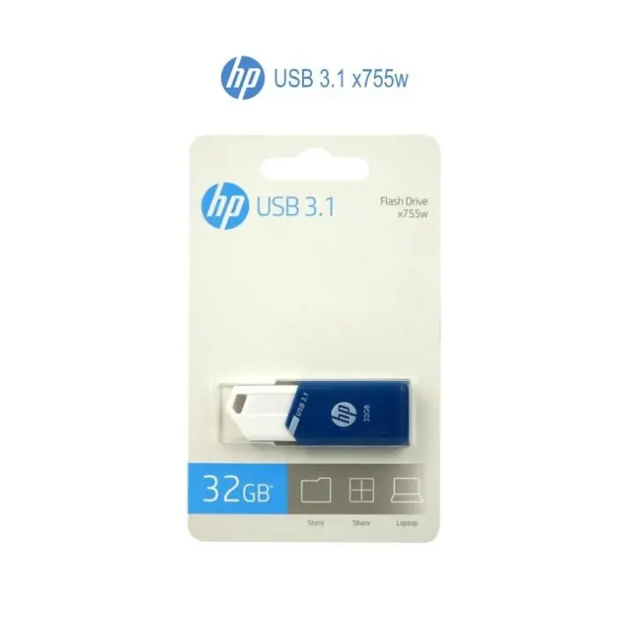 Pen Drive HP 32GB USB 3.1 x755w HPFD755W-32