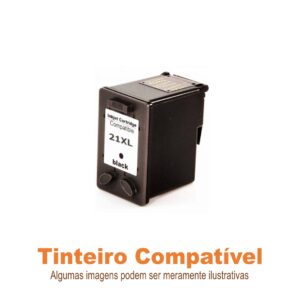 Tinteiro HP21xl Black Compatível