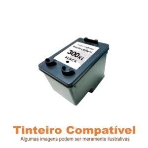 Tinteiro Compatível HP300XL Black
