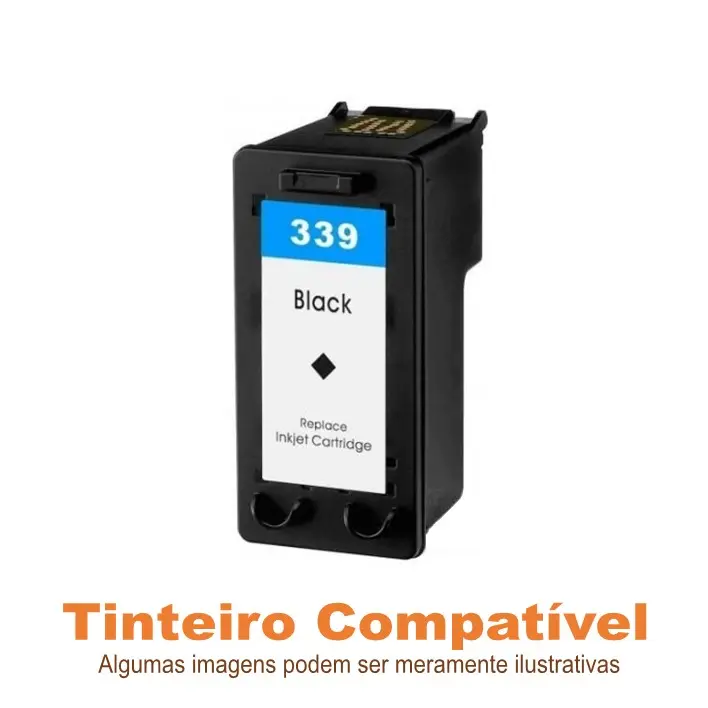 Tinteiro HP339 Black Compatível Texnatura (C8767EE)