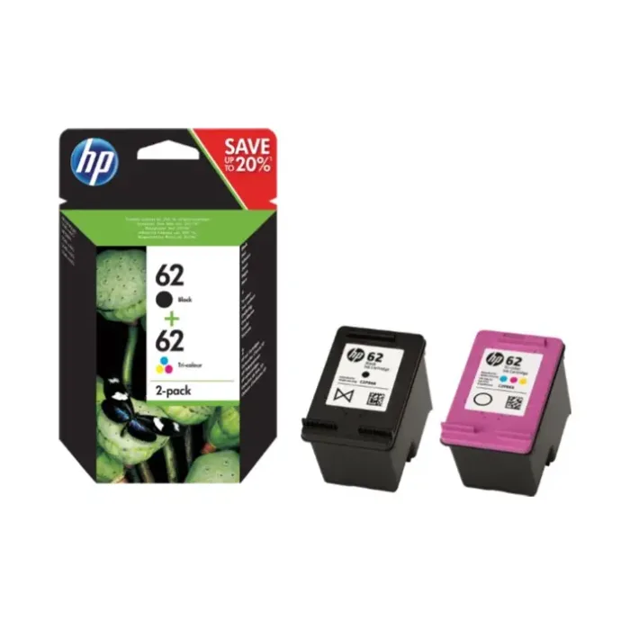 Pack HP62 Preto e Color