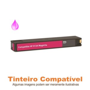 HP 913A Magenta F6T78AE Compatível