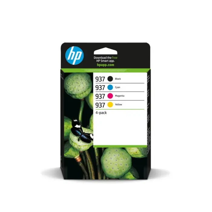 Pack 4 cores HP937 CMYK Original (6C400NE)