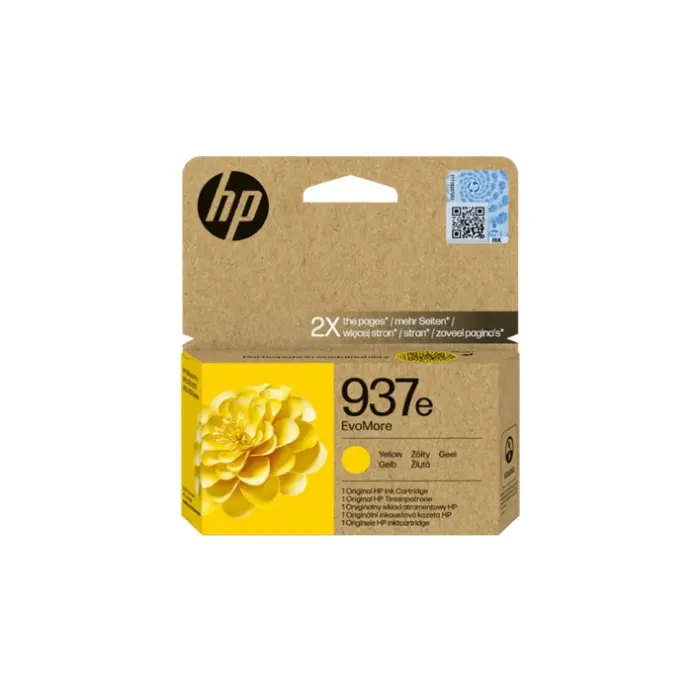 Tinteiro HP EvoMore 937e Original Amarelo (4S6W8NE)