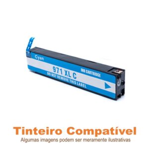 Tinteiro compatível HP971XL Cyan CN626AE