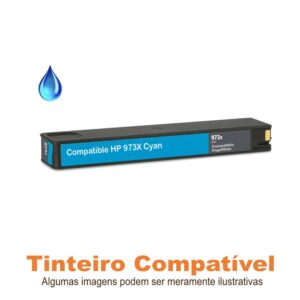 HP 973X Cyan (F6T81AE) Compatível