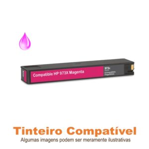 HP 973X Magenta (F6T82AE) Compatível