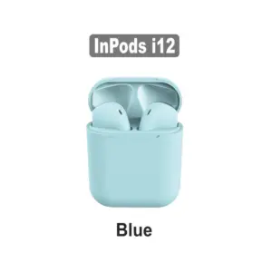 AirPods i12 TWS Blue - Compatível