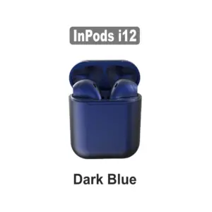 AirPods i12 TWS Dark Blue - Compatível