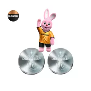 Duracell DL/CR2016 3V Lithium Coin Cell (Pack 2)