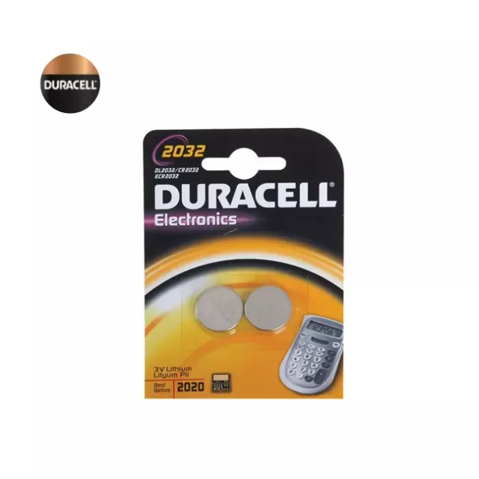 Duracell DL/CR2032 3V Lithium Coin Cell (Pack 2)
