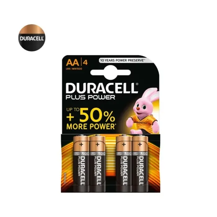 Duracell AA LR6 1,5V Plus Power (Pack 4)