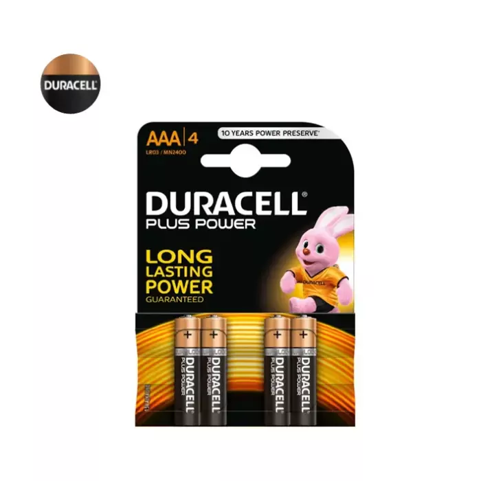 Duracell AAA LR03 1,5V Plus Power (Pack 4)